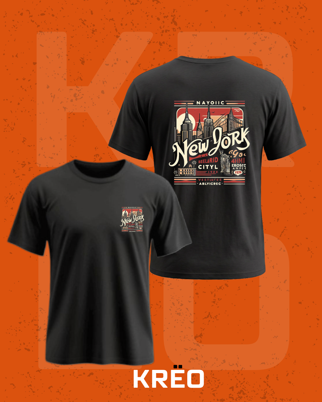 Remera New York — vista trasera